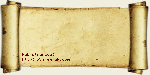 Jovana Iričanin vizit kartica